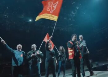 Prise de parole filmée de la CGT Spectacle contre l&rsquo;austérité au Printemps de Bourges 2024