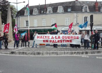 33ème rassemblement du Collectif du Cher pour une paix juste et durable entre Palestiniens et Israéliens.